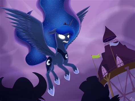 nightmare moon little pony|my little pony luna eclipsed.